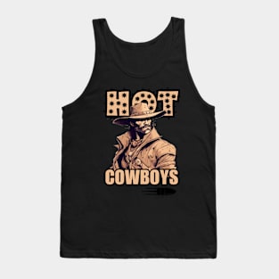 I Love Hot Cowboys Tank Top